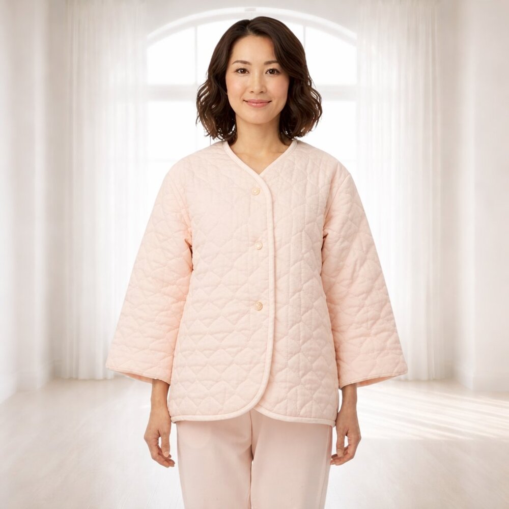 Vintage Barbizon Quilted Puffer Bed Jacket Robe Soft, Cozy, Classic!